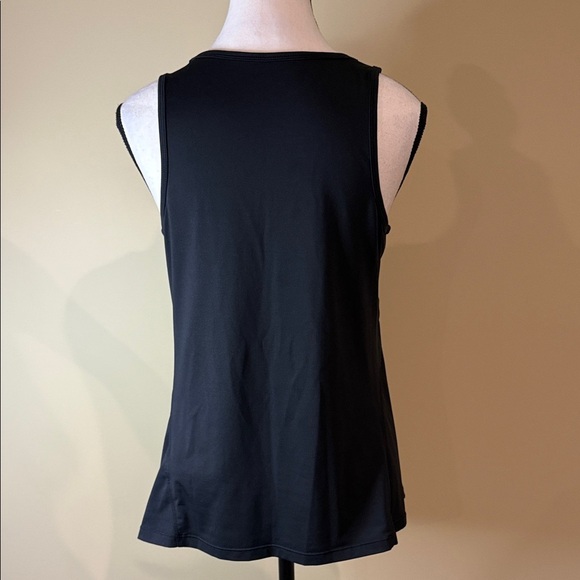 Hyba Tank Top Floral Black and Purple Women's Size L - Picture 7 of 7